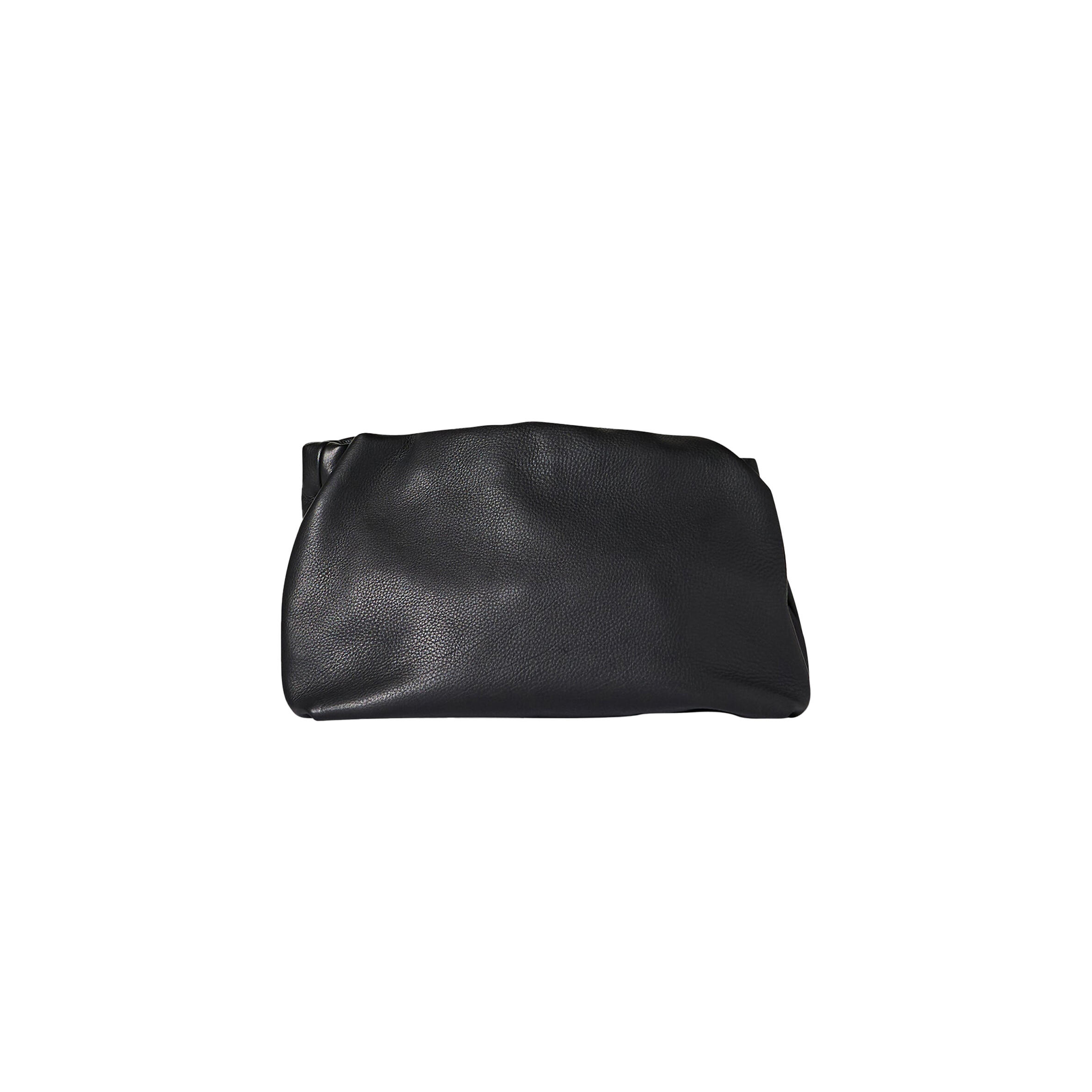 The R0w BOURSE CLUTCH BAG IN LEATHER BLACK W1280L97BLPL (26*17*6cm) Master Quality